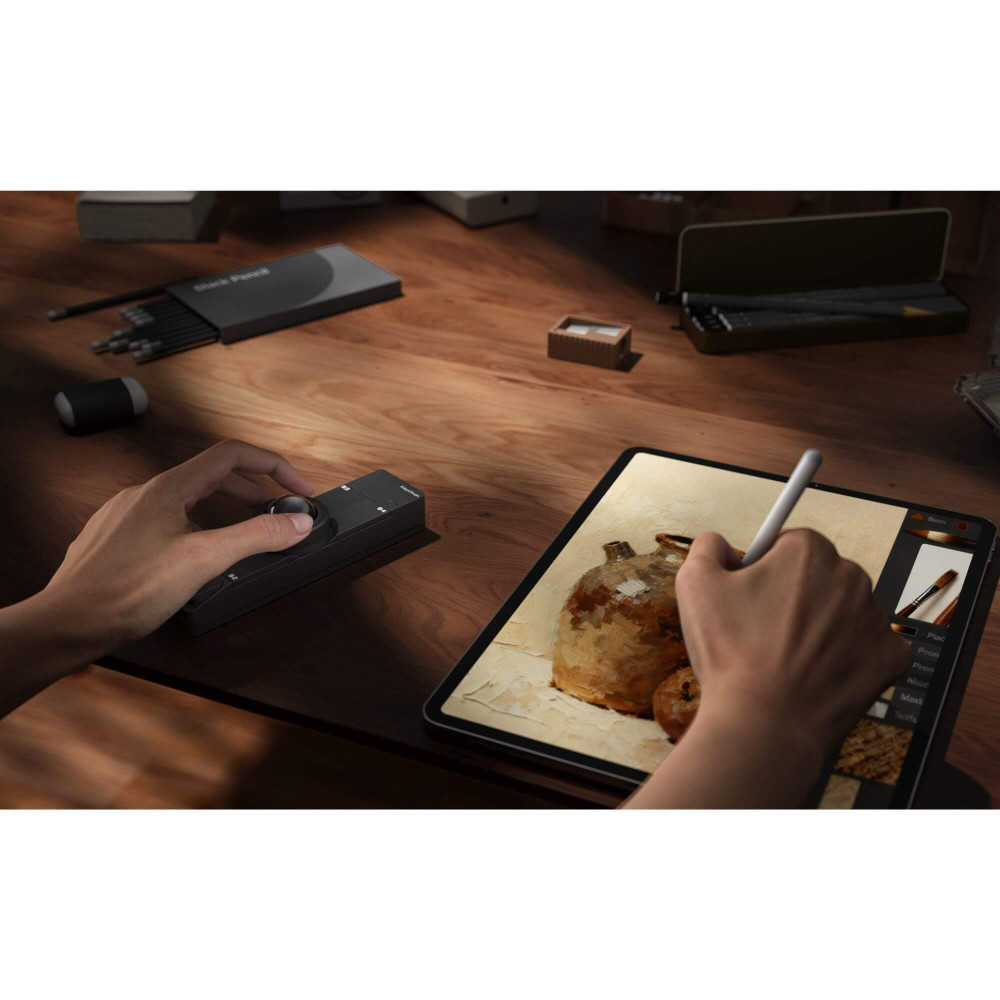 Keychron Nape Pro Trackball sans fil Souris noire | studioCTRL