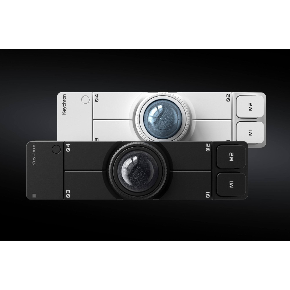 Keychron Nape Pro Trackball sans fil Souris noire | studioCTRL