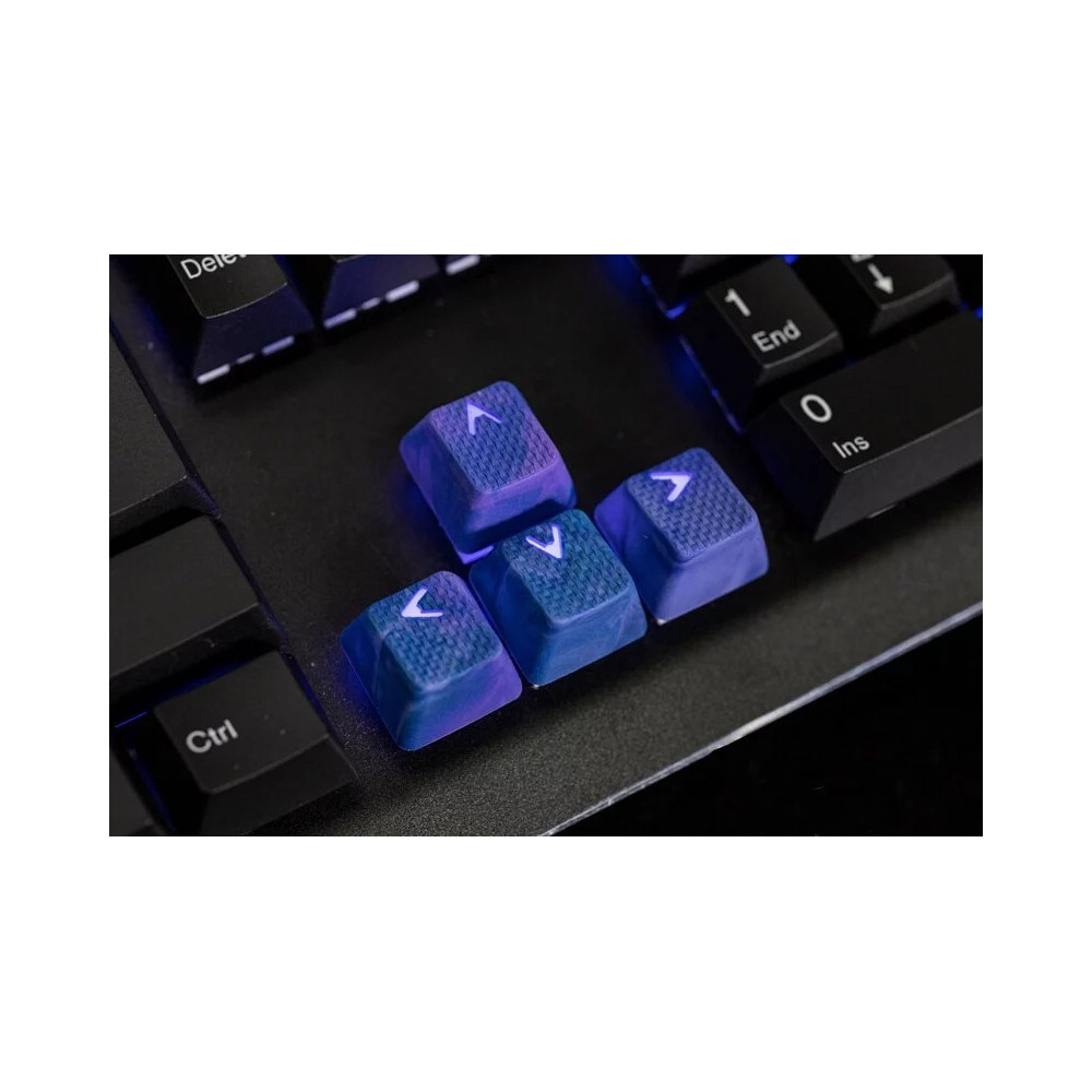 Tai-Hao 18-Key Rubber Keycap Set Neon Pink