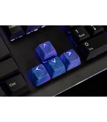 Tai-Hao 18-Key Rubber Keycap Set Neon Pink