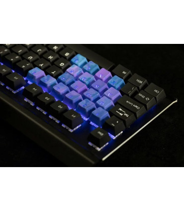 Tai-Hao 18-Key Rubber Keycap Set Neon Pink