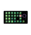 Tai-Hao 23-Key Rubber Keycap Set Green Camo