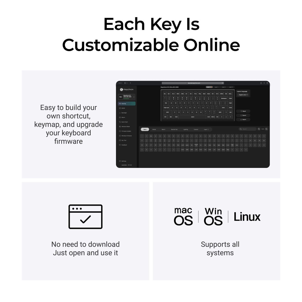 Keychron K3 Ultra 8K Brown RGB ISO-CH | studioCTRL