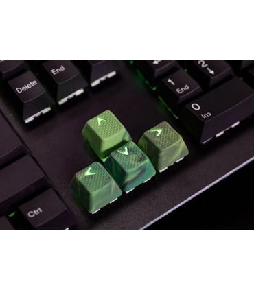 Tai-Hao 18-Key Rubber Keycap Set Neon Pink