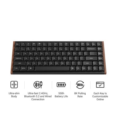 Keychron K3 Ultra 8K Red RGB ISO-CH | studioCTRL