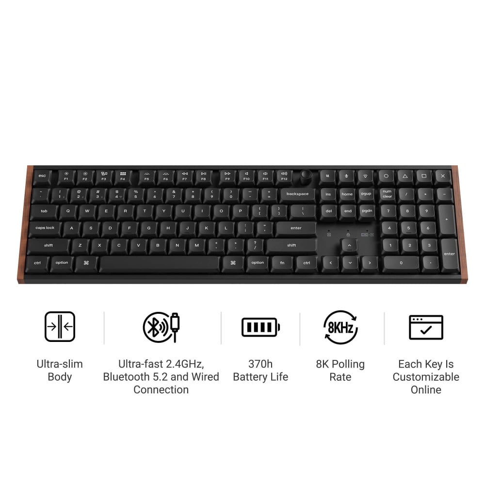 Keychron K5 Ultra 8K Red RGB ISO-CH | studioCTRL