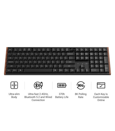 Keychron K5 Ultra 8K Red RGB ISO-CH | studioCTRL