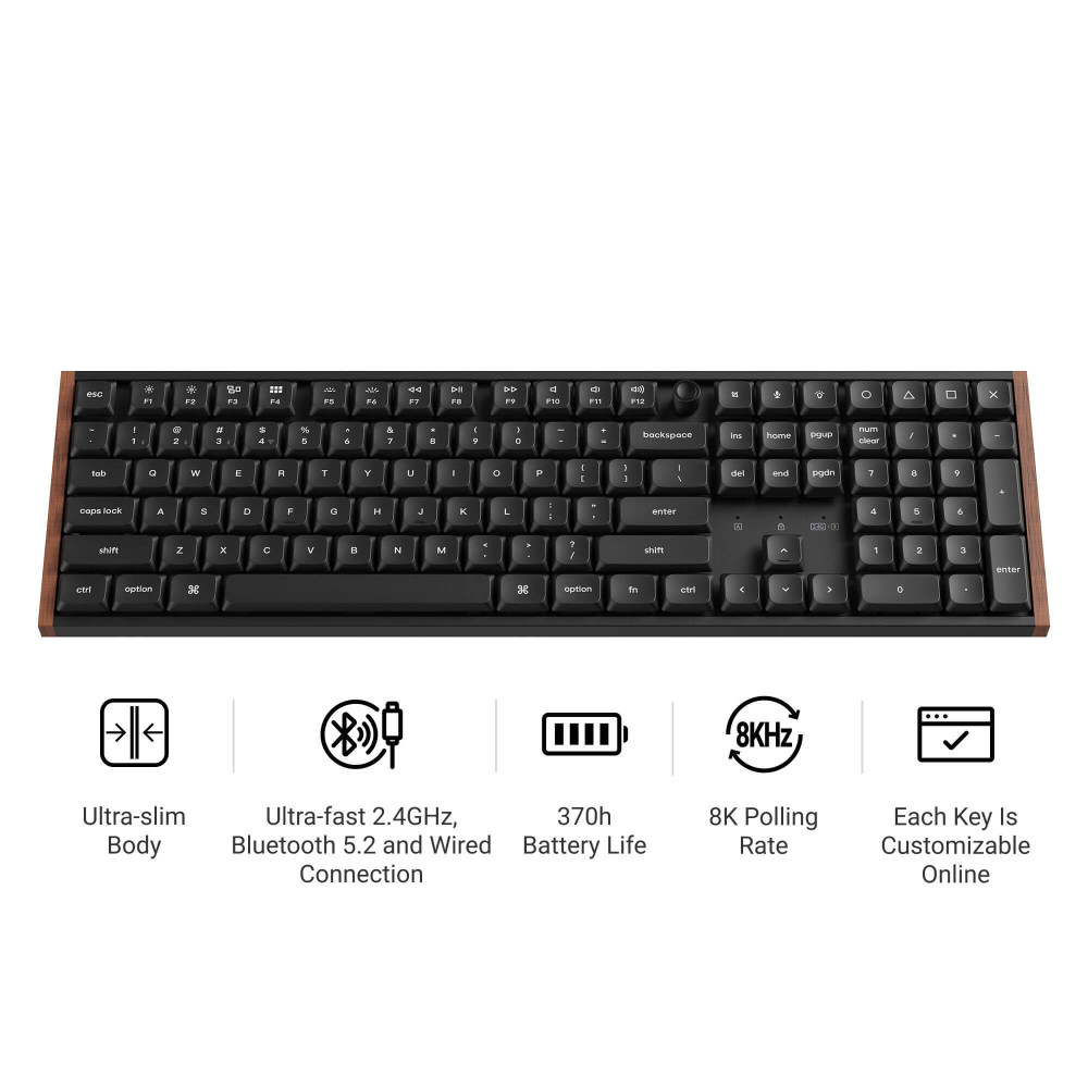 Keychron K5 Ultra 8K Brown RGB ISO-CH | studioCTRL