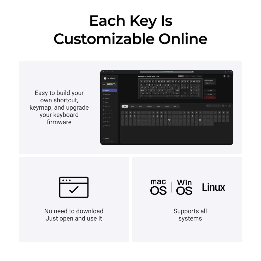 Keychron K5 Ultra 8K Brown RGB ISO-CH | studioCTRL