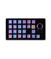 Tai-Hao 23-Key Rubber Keycap Set Pink & Blue Camo