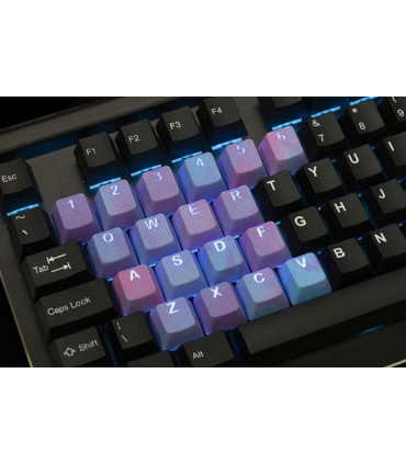 Tai-Hao Ensemble de capuchon de clé en caoutchouc 18 touches rose fluo