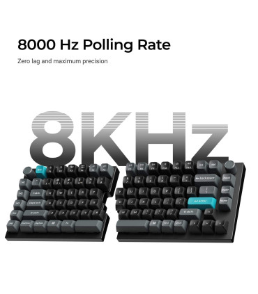 Keychron Q11 Ultra 8K clavier ISO-CH rouge divisé | studioCTRL