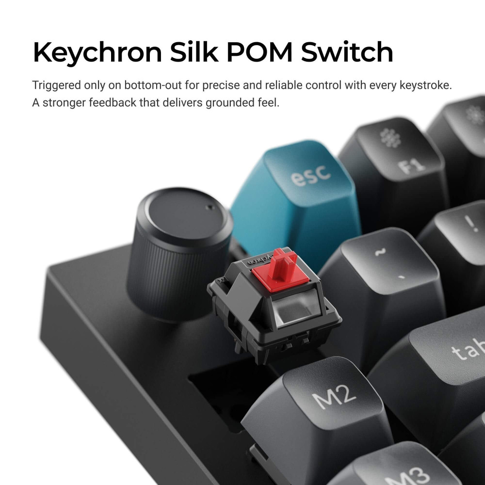 Keychron Q11 Ultra 8K Red ISO-CH Split Tastatur | studioCTRL