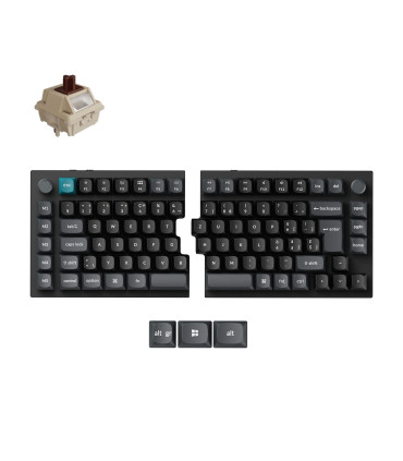 Keychron Q11 Ultra 8K Brown ISO-CH Split Tastatur | studioCTRL