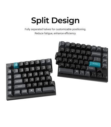 Keychron Q11 Ultra 8K Brown Clavier Split ISO-CH | studioCTRL