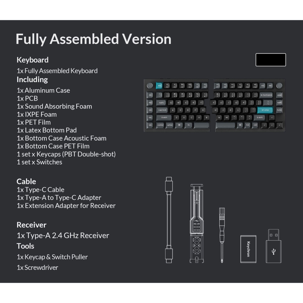 Keychron Q11 Ultra 8K Brown Clavier Split ISO-CH | studioCTRL