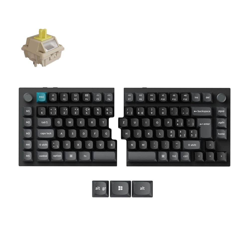 Keychron Q11 Ultra 8K Black Banana Switch (ISO-CH) Knob