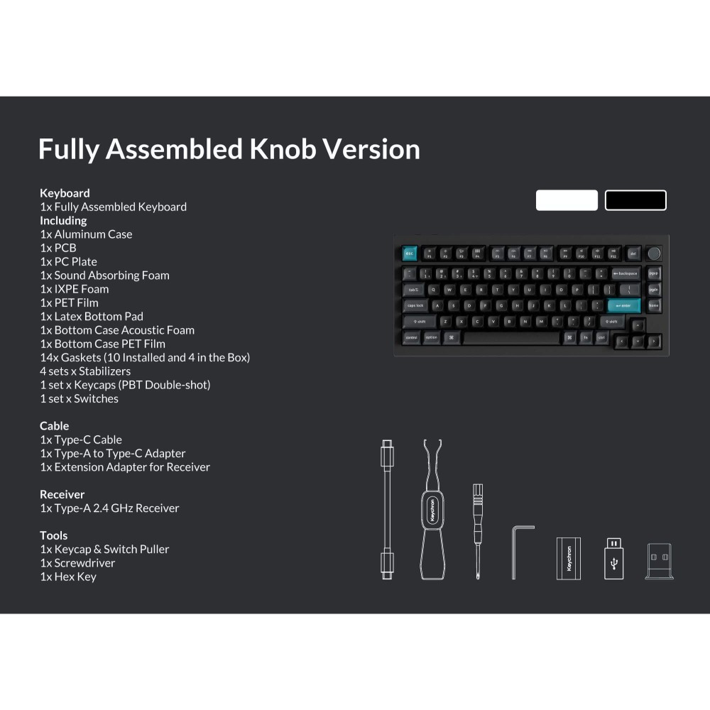 Keychron Q1 Ultra 8K Black Red Switch ISO-CH | studioCTRL