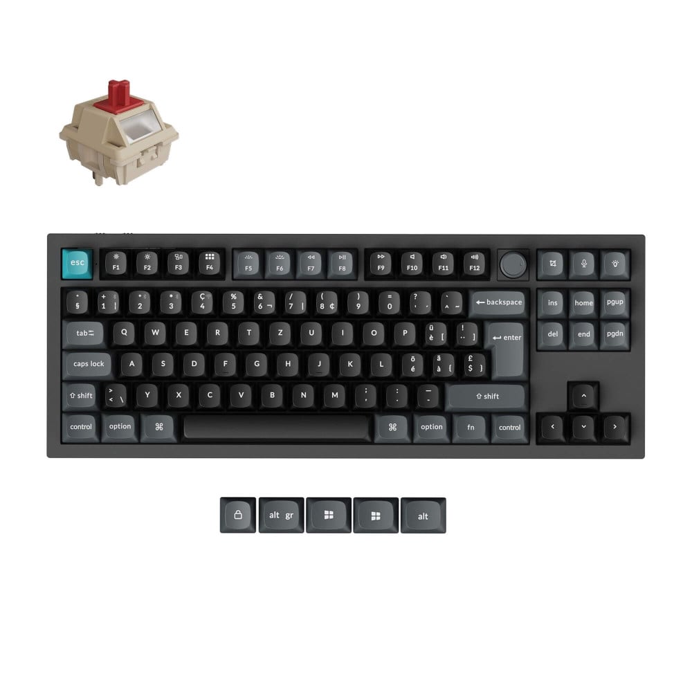 Keychron Q3 Ultra 8K Interrupteur Rouge Noir (ISO-CH)