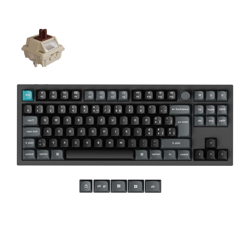 Keychron Q3 Ultra 8K Black Brown Switch (ISO-CH)