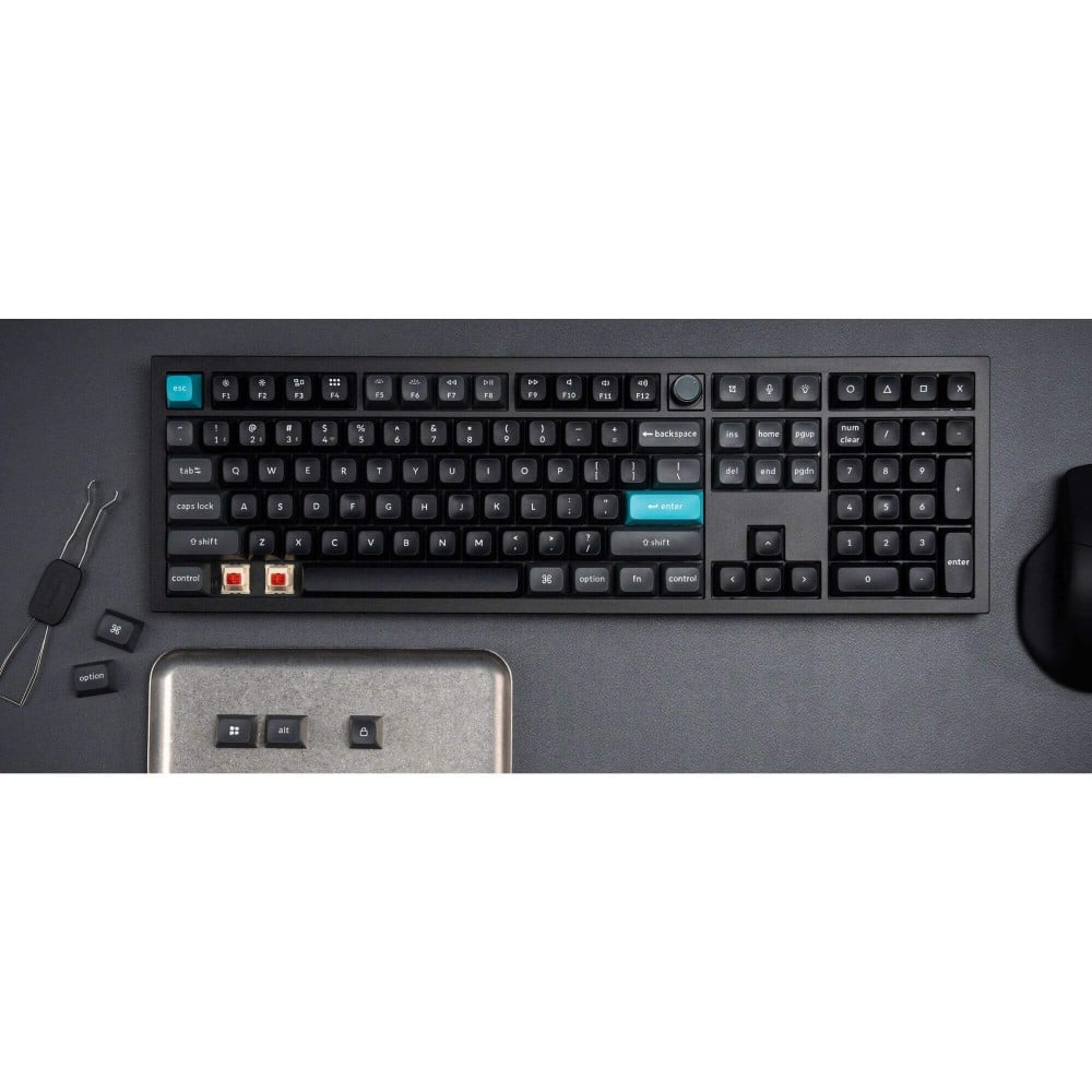 Keychron Q6 Ultra 8K Black Red Switch ISO-CH | studioCTRL