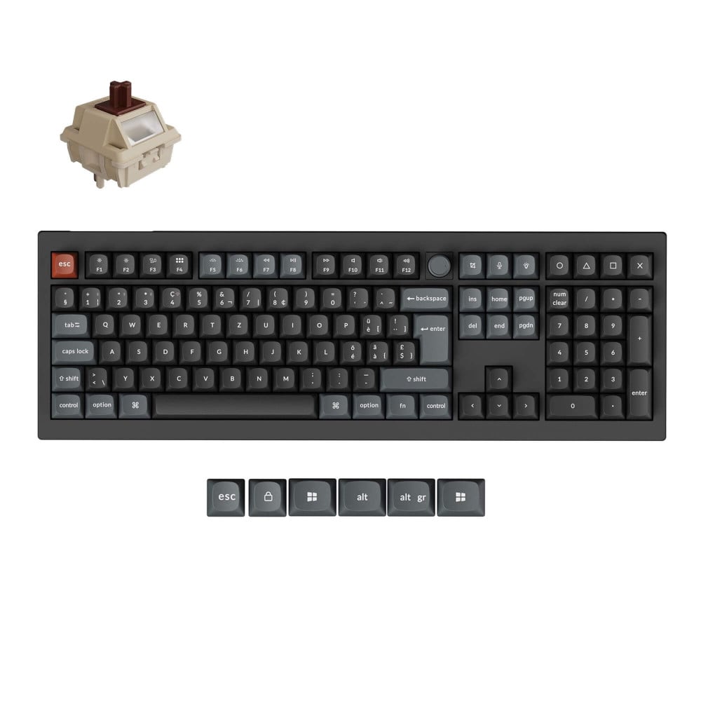 Keychron Interrupteur Marron V6 Ultra 8K (ISO-CH)