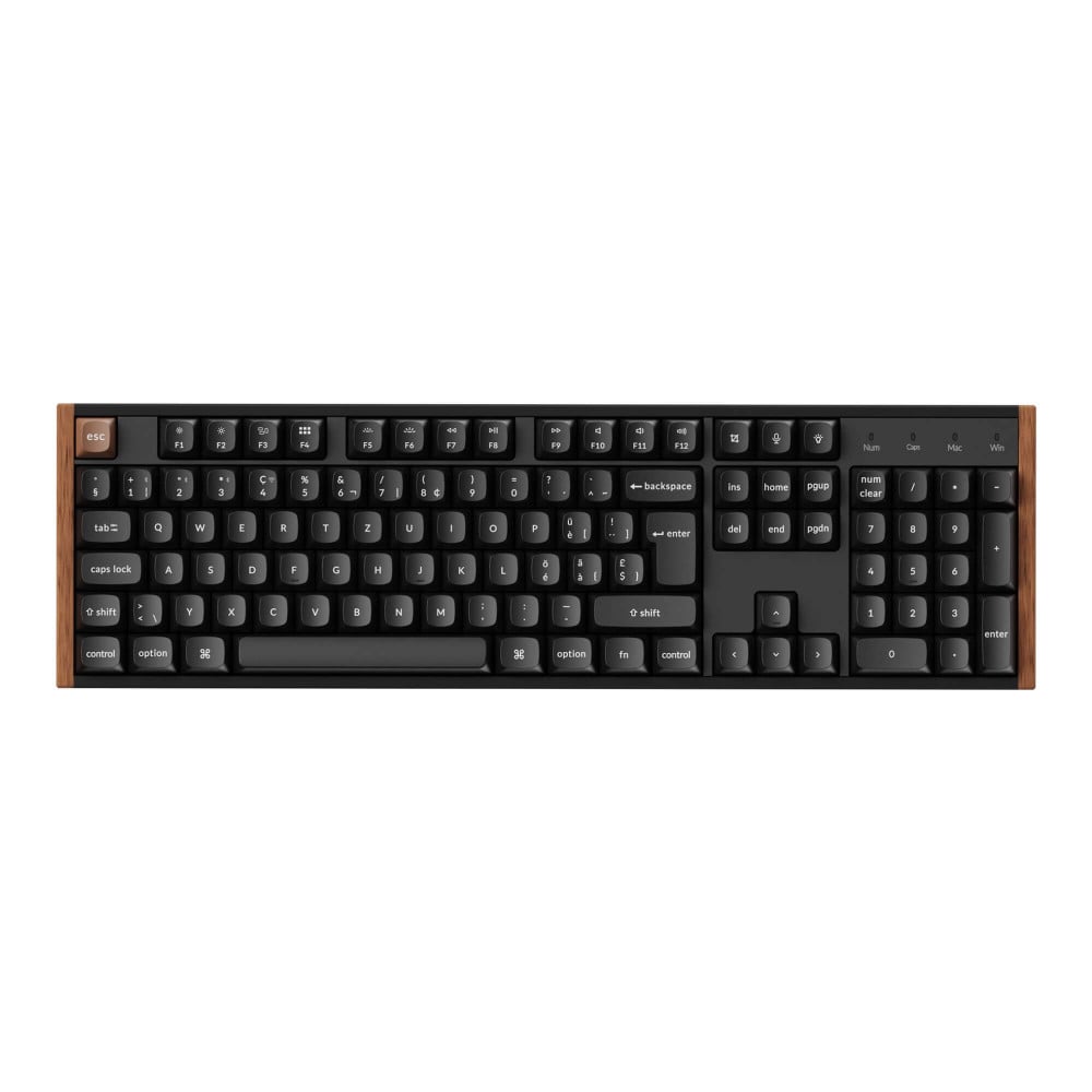 Keychron K10 HE Black Wood ISO-CH Magnetic Keyboard | studioCTRL
