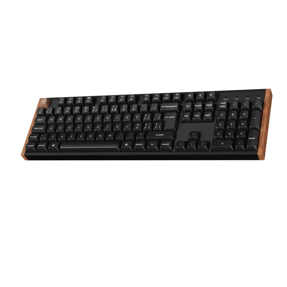 Keychron K10 HE Clavier magnétique ISO-CH en bois noir | studioCTRL