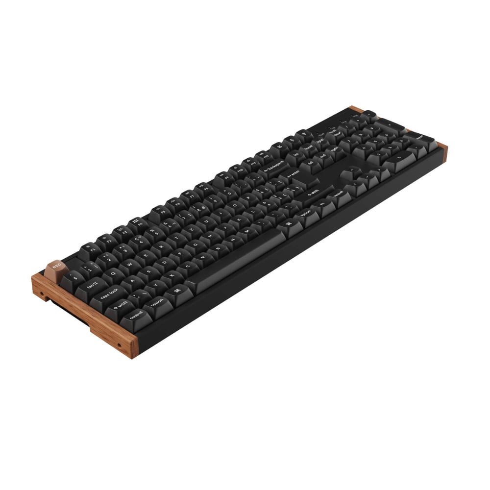 Keychron K10 HE Clavier magnétique ISO-CH en bois noir | studioCTRL