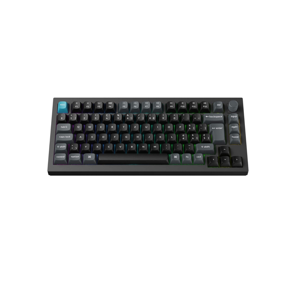 Keychron Q1 Ultra 8K Black Red Switch ISO-CH | studioCTRL