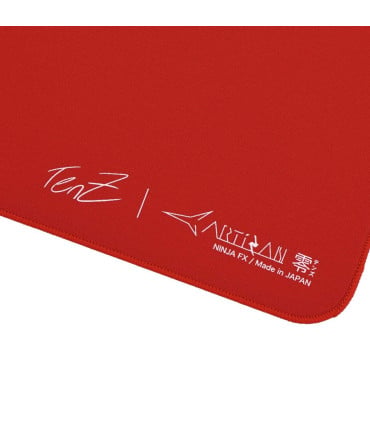 ARTISAN FX ZERO SOFT XXL TenZ Red Gaming Mousepad
