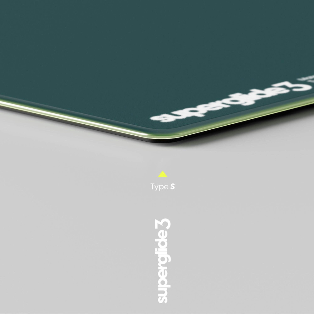 Pulsar Superglide Pad 3 XLE Tapis en verre vert Type S