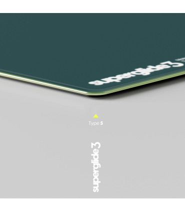 Pulsar Superglide Pad 3 XLE Tapis en verre vert Type S