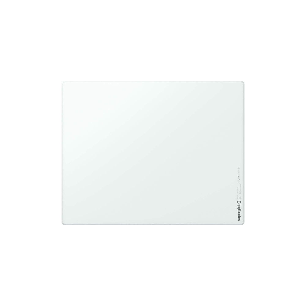 Pulsar Superglide Pad 3 M Tapis de souris en verre blanc Type S
