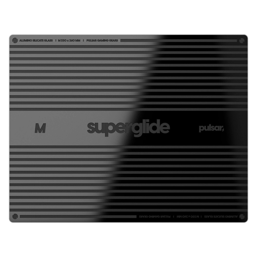 Pulsar Superglide Pad 3 M Tapis de souris en verre blanc Type S