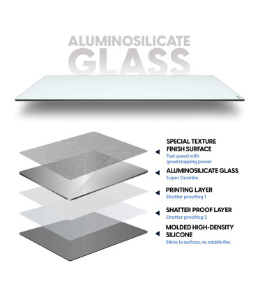 Pulsar Superglide Pad 3 M White Type S Glass Mousepad
