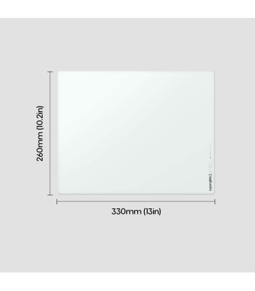 Pulsar Superglide Pad 3 M Tapis de souris en verre blanc Type S