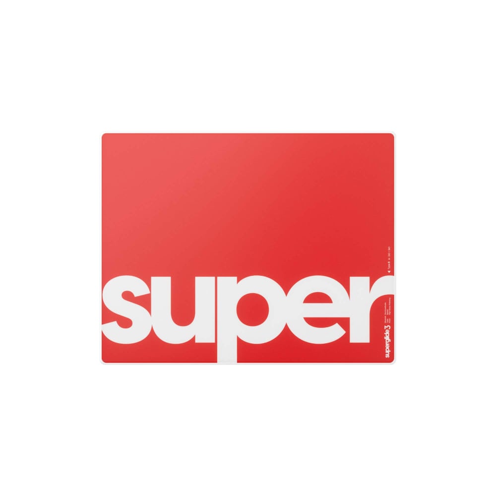Pulsar Superglide Pad 3 m Tapis de souris en verre rouge Type S