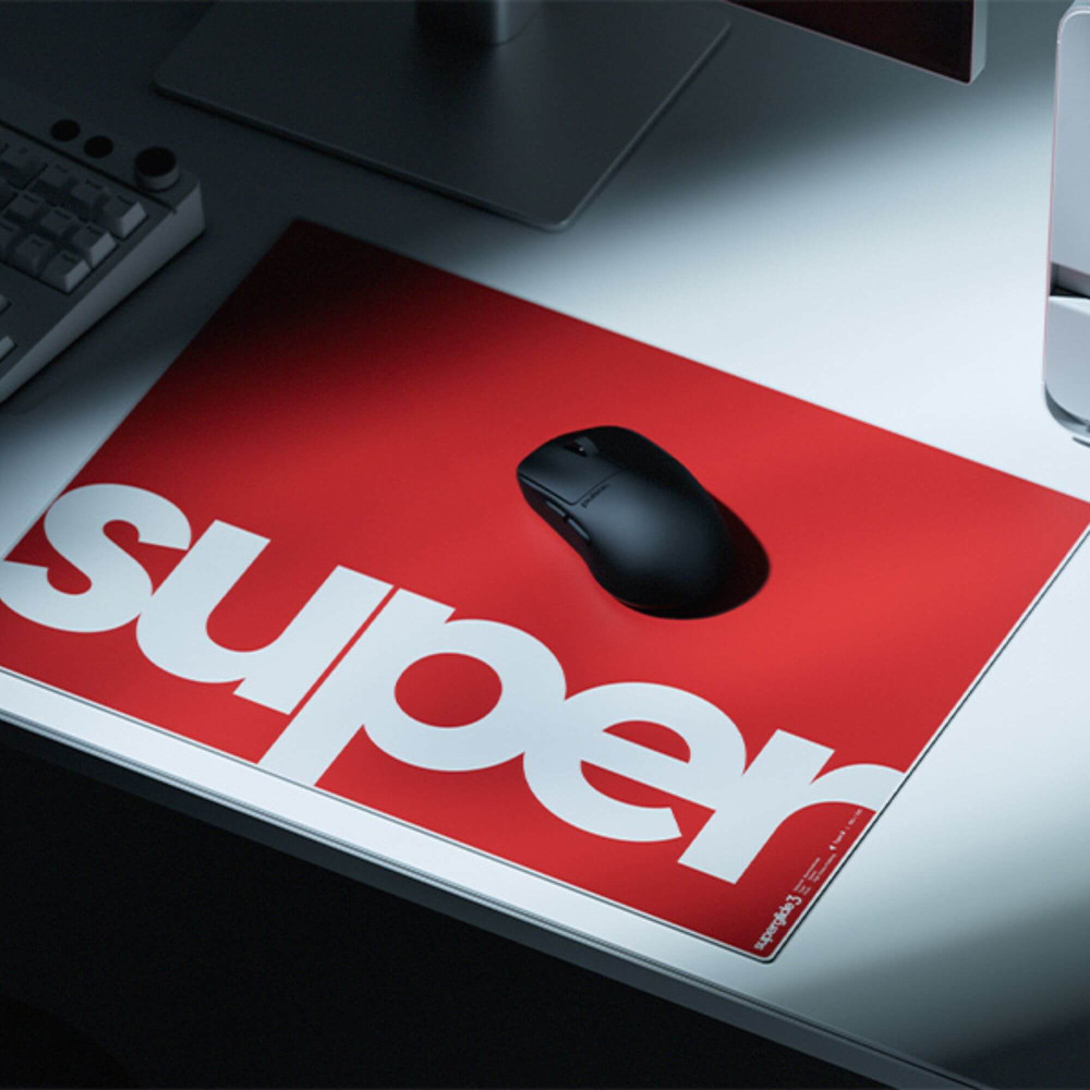 Pulsar Superglide Pad 3 M Red Type S Glas-Mousepad
