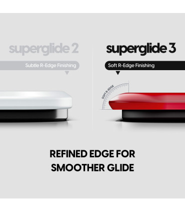 Pulsar Superglide Pad 3 M Red Type S Glas-Mousepad