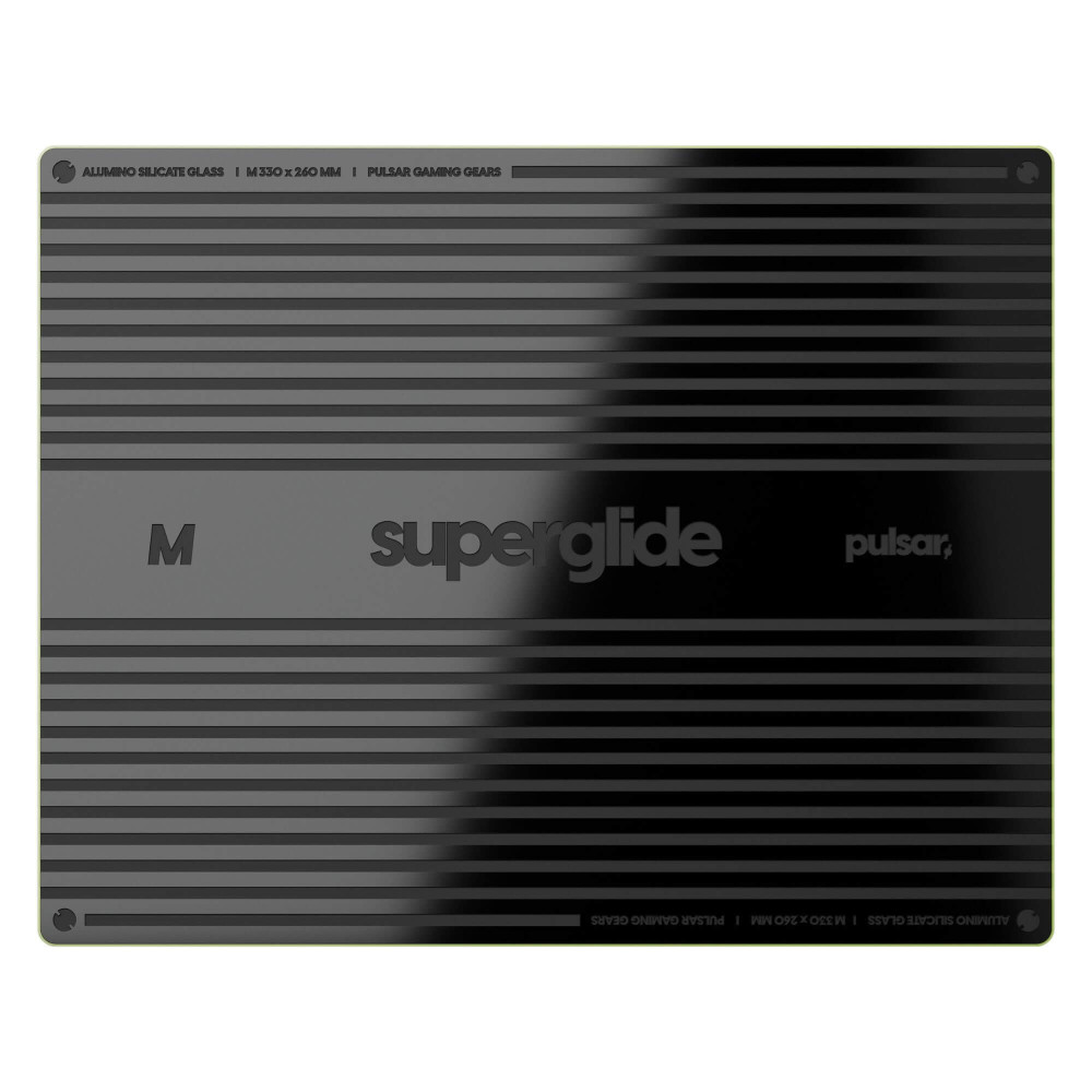 Pulsar Superglide Pad 3 M Green Type S Glas-Mousepad