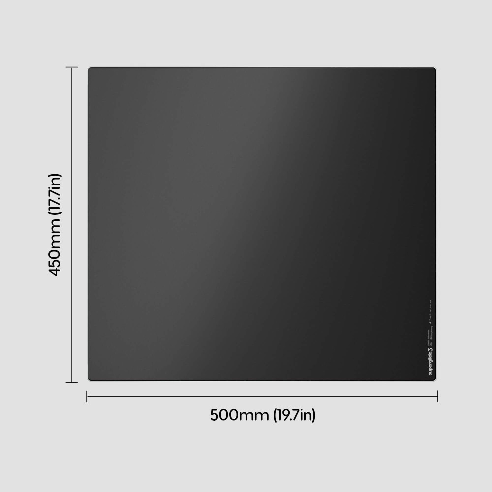 Pulsar Superglide Pad 3 XLE Black Type S tapis de souris en verre