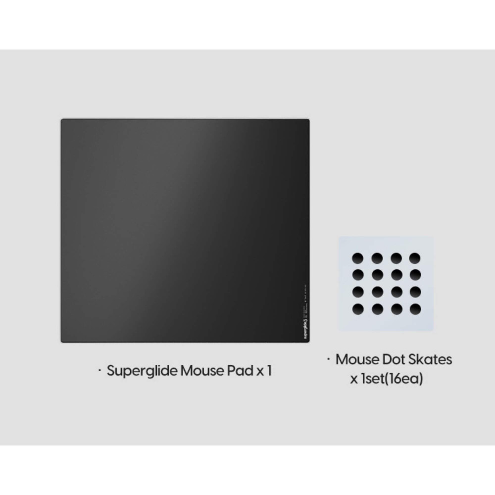Pulsar Superglide Pad 3 XLE Black Type S Glass Mousepad