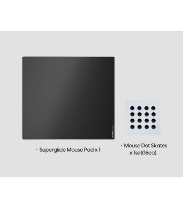 Pulsar Superglide Pad 3 XLE Black Type S tapis de souris en verre