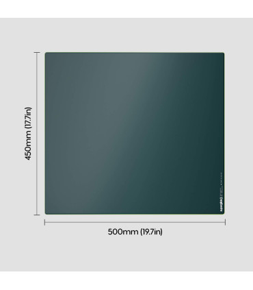 Pulsar Superglide Pad 3 XLE Green Type S Glass Mousepad