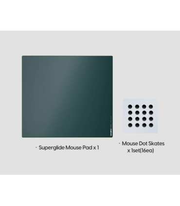 Pulsar Superglide Pad 3 XLE Tapis en verre vert Type S