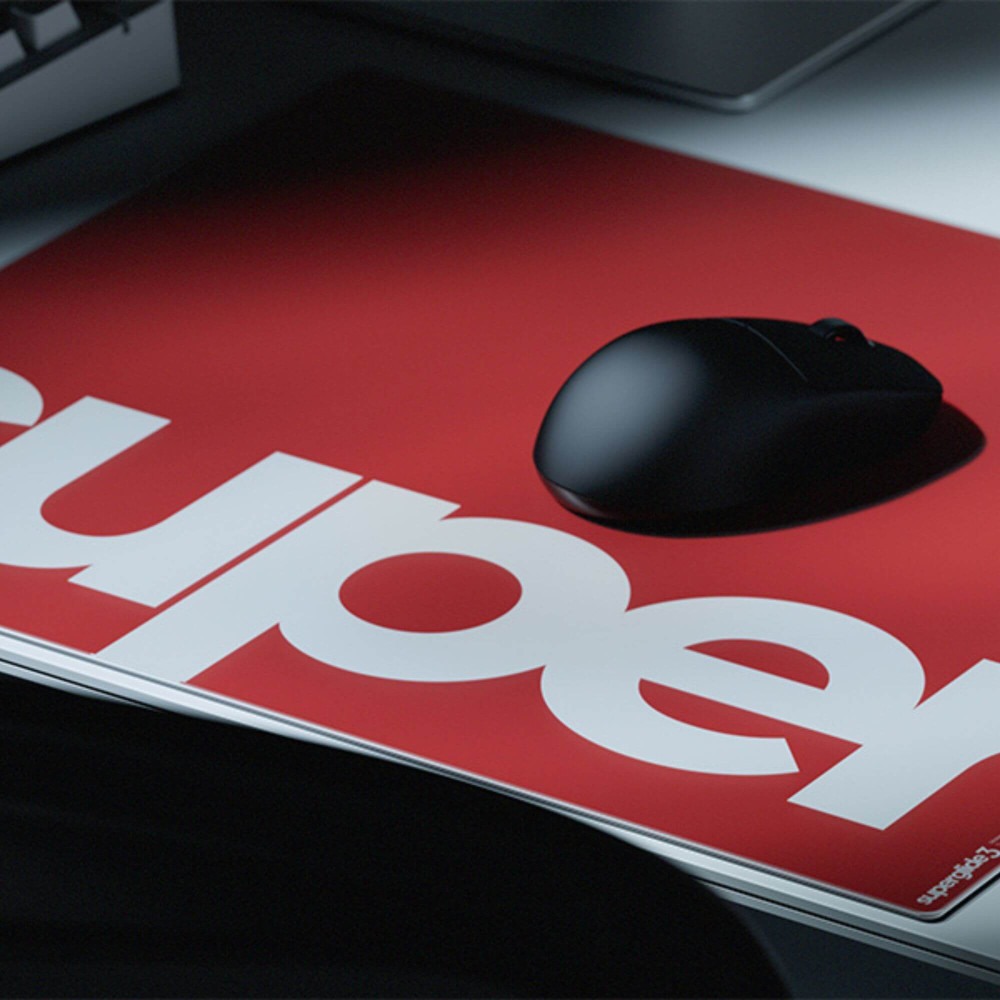 Pulsar Superglide Pad 3 XLE Red Type S Glass Mousepad