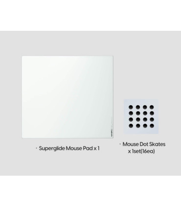 Pulsar Superglide Pad 3 XLE White Type S Glass Mousepad