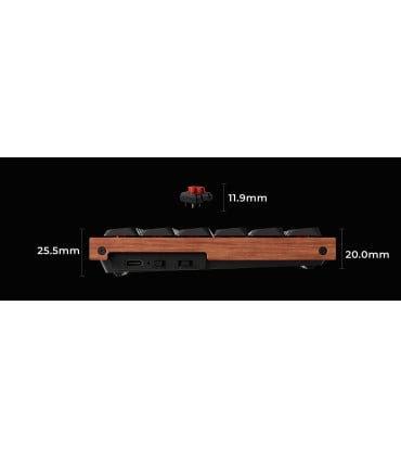 Keychron K5 Ultra 8K Red RGB ISO-CH | studioCTRL