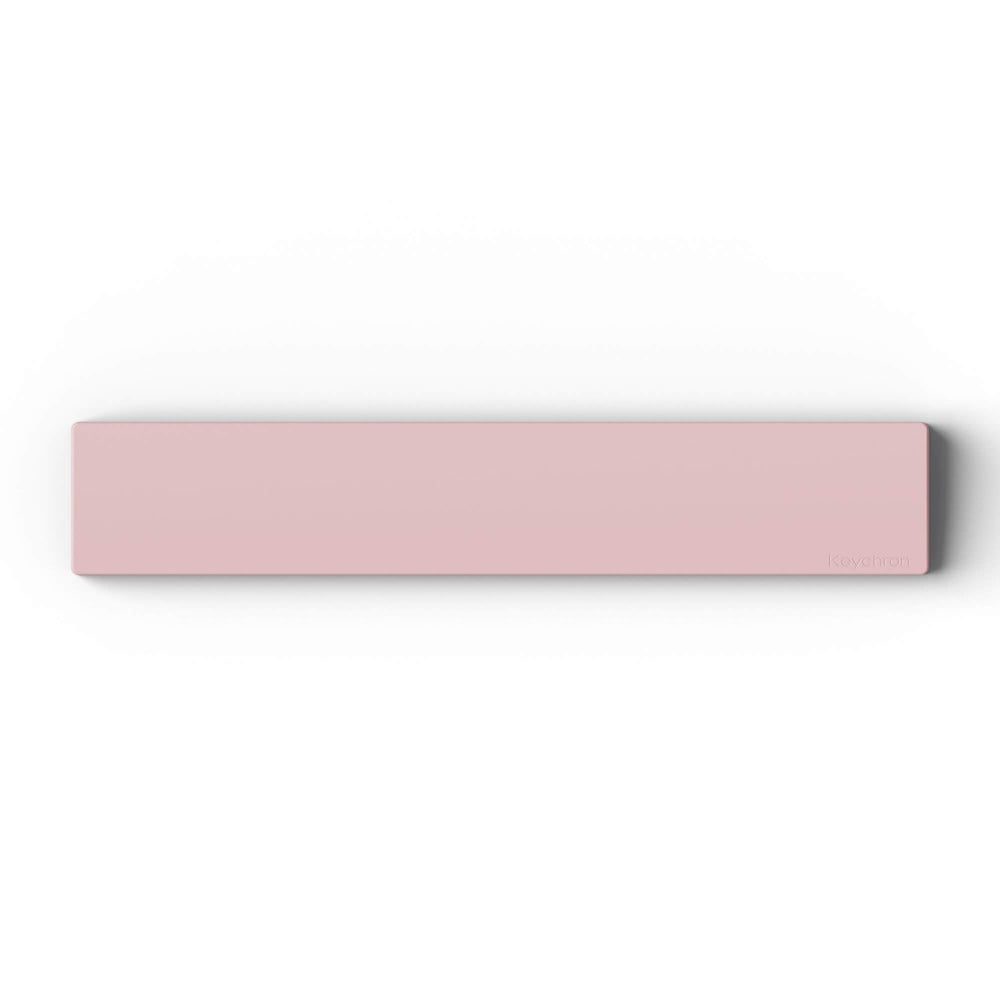 Keychron repose-paumes en silicone rose clair pour claviers pleine grandeur
